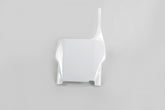 UFO Front Number Plate CR125 04-07 CR250 04-07 CRF250R 04-07 CRF450R 04-07 - White